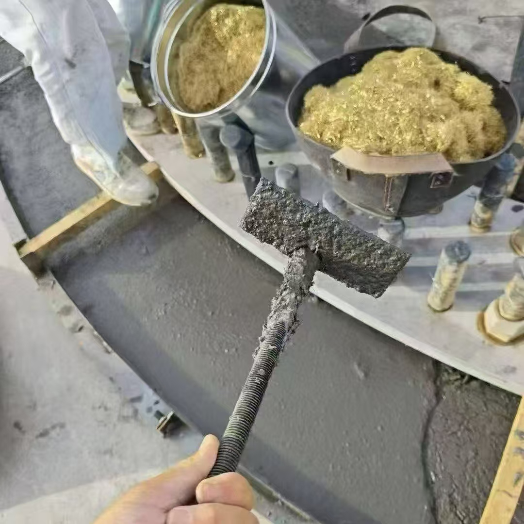 霍州C120钢纤维高强无收灌浆料 轧机压缩机汽轮机发电机锻压设备底座灌浆材料